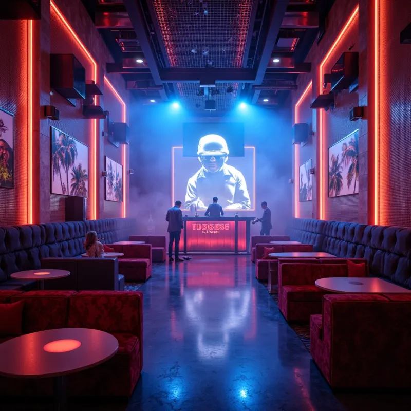 Before the Beat Drops, the Light Already Knows: A Night With the Person Painting the Club